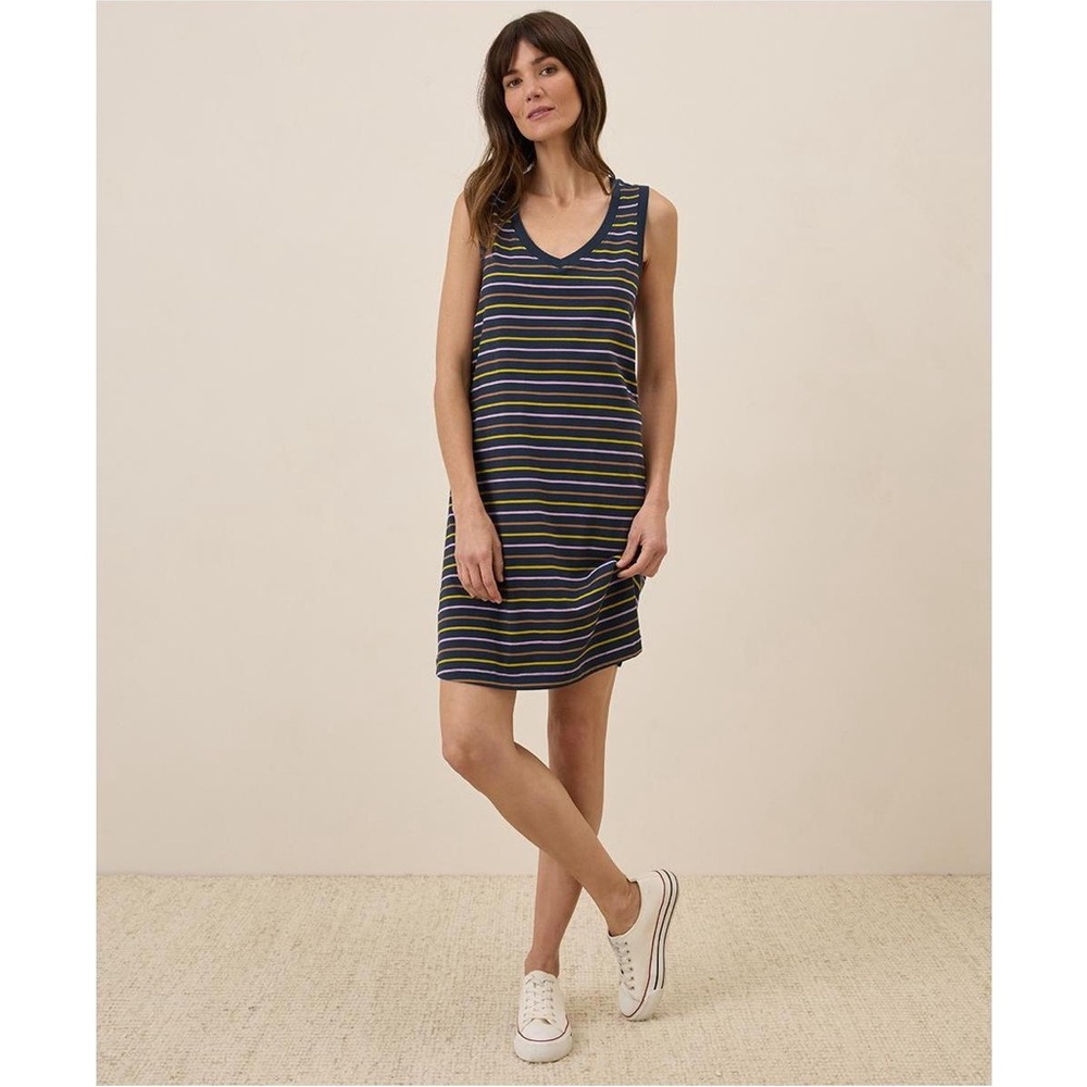 pact Ja Jolla Striped Dress - Size Medium